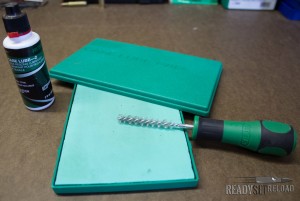 Handloading Press and Dies - RCBS Case Lube, Lube Pad, and Neck Brush